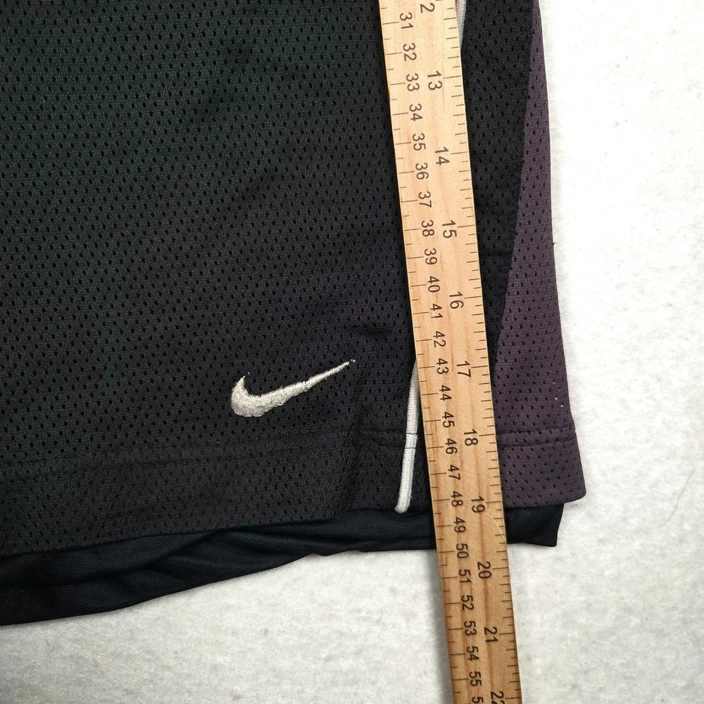 Vintage Y2K Nike Basketball Shorts Mens Medium Black Mesh Athletic Gym